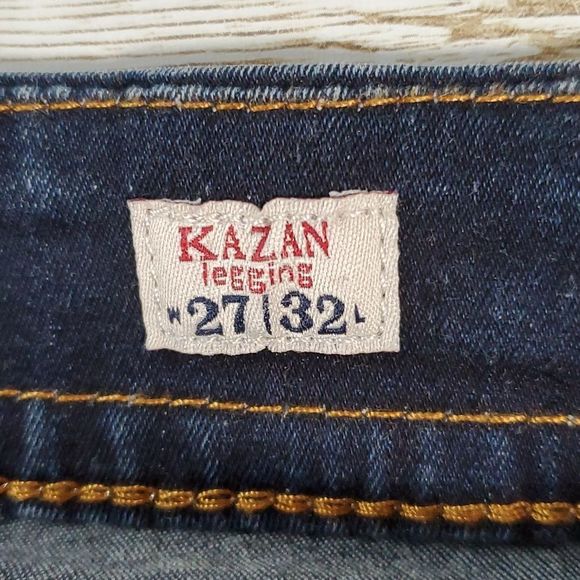 MEK DNM Denim Kazan Legging Jegging Dark Wash 27/32 - Picture 5 of 8
